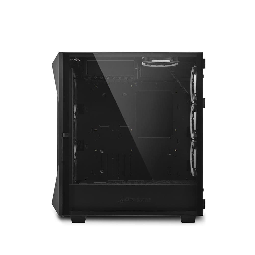 Sharkoon REV300 RGB Tempered Glass Mid Tower ATX Gaming PC Case - Black - Image 5