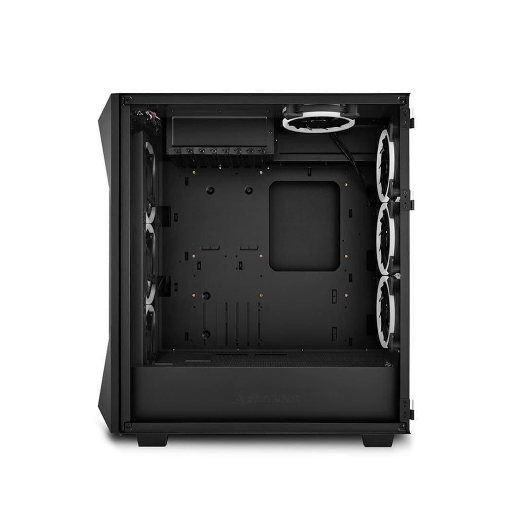 Sharkoon REV300 RGB Tempered Glass Mid Tower ATX Gaming PC Case - Black - Image 10