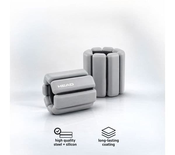 HEAD Wrist & Ankle Bangles 1kg Grey - Image 1