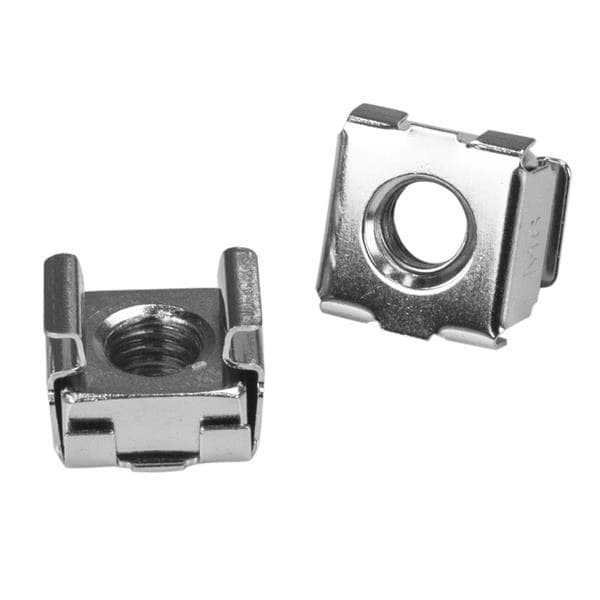 StarTech.com 100 Pkg M6 x 12mm Mounting Screws and Cage Nuts for Server Rack Cabinet - Silver - Includes Cage Nut Installation Tool - Image 3