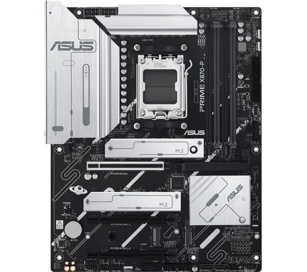 ASUS PRIME X870-P AMD X870 Socket AM5 DDR5 ATX Motherboard - No Wi-Fi - Image 2