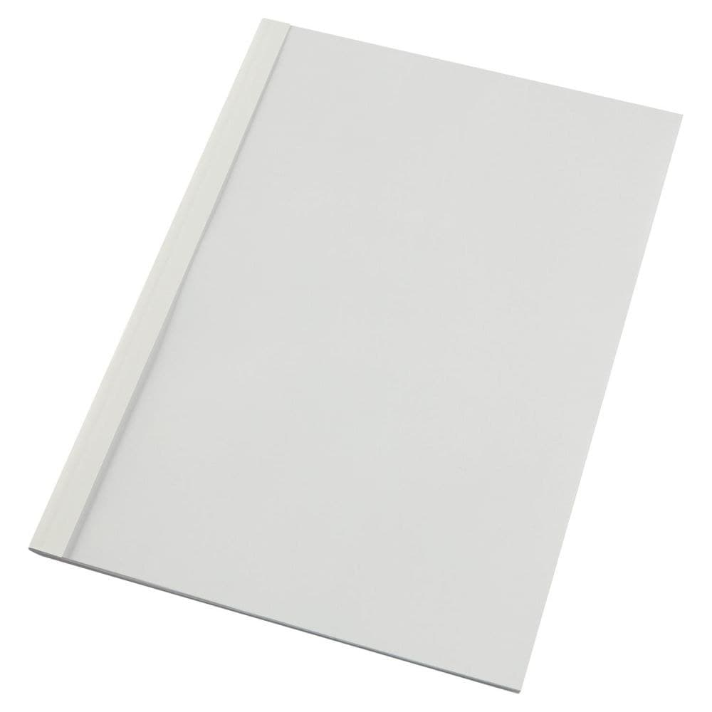 GBC IB370175 A4 White Gloss Thermal Binding Cover 12mm Pack of 100 - Image 1