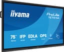 iiyama TE7515A-B2AG Signage Display Kiosk design 190.5 cm (75") Wi-Fi 550 cd/m² 4K Ultra HD Black Touchscreen Built-in processor Android 24/7 thumbnail 1