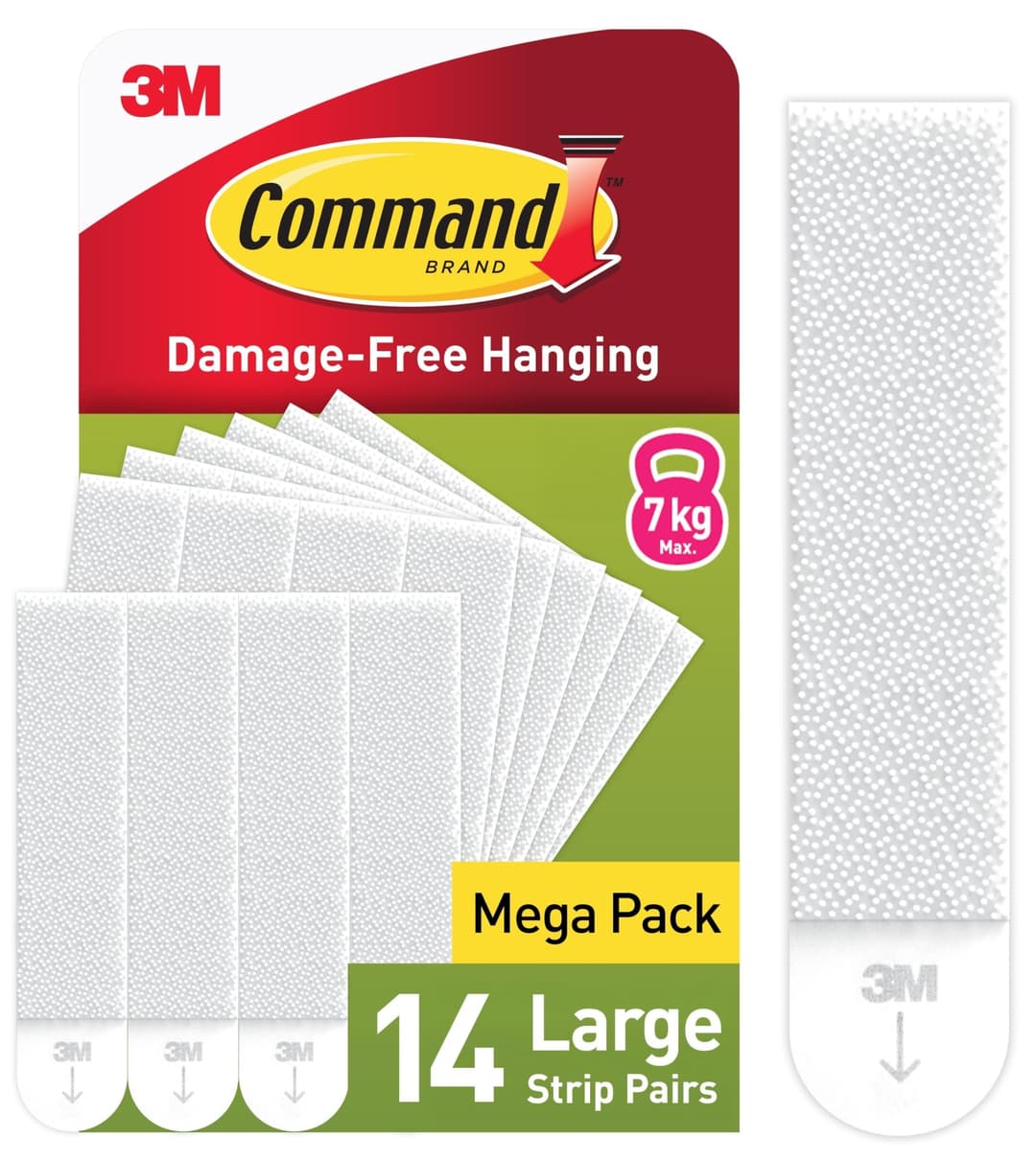 Command Picture Hanging Strips, Large, 14 Pairs (28 Adhesive Strips) - Image 1