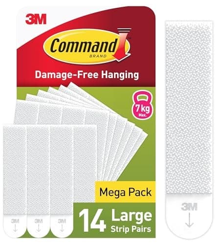 Command Picture Hanging Strips, Large, 14 Pairs (28 Adhesive Strips) - Image 2