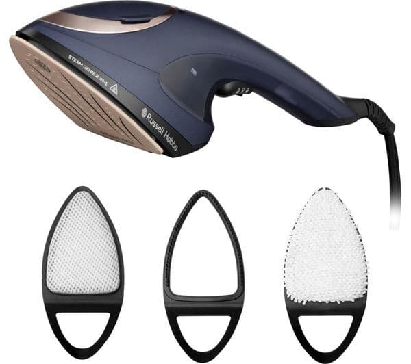 RUSSELL HOBBS Steam Genie 28370 2-in-1 Clothes Steamer - Blue - Image 1