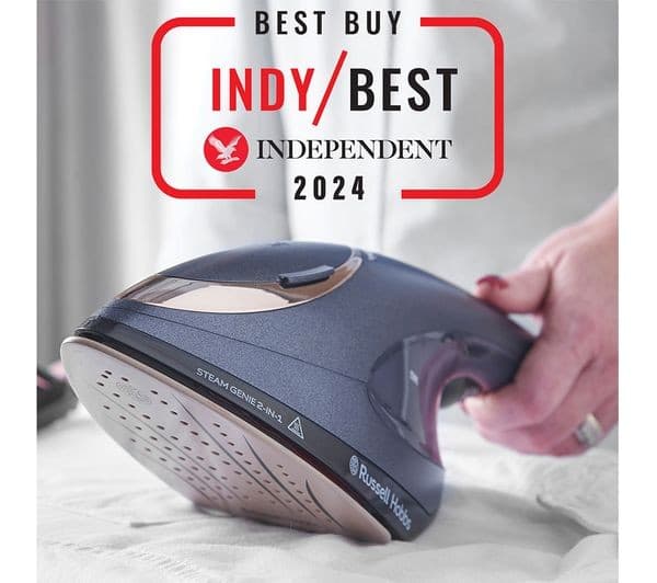 RUSSELL HOBBS Steam Genie 28370 2-in-1 Clothes Steamer - Blue - Image 2
