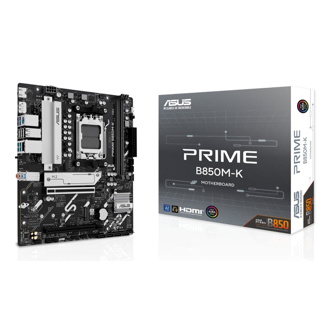 ASUS PRIME B850M-K DDR5 AMD B850 Micro-ATX Socket AM5 Motherboard - Image 6