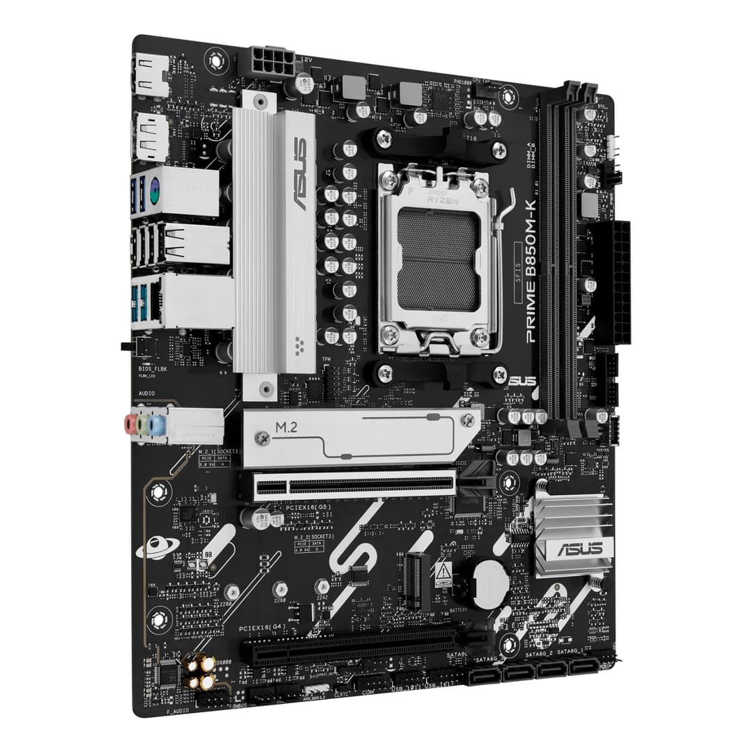 ASUS PRIME B850M-K DDR5 AMD B850 Micro-ATX Socket AM5 Motherboard - Image 9