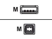 Connekt Gear USB Cable Type A to Type B 5m