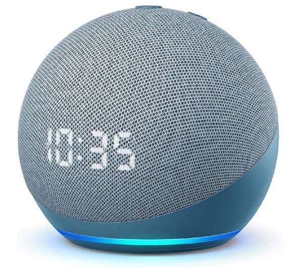 AMAZON Echo Dot (4th Gen) Smart Speaker & Clock with Alexa - Twilight Blue - Image 1