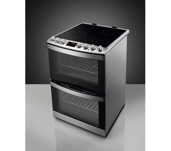 AEG 6000 SteamBake CCS6742ACM 60 cm Electric Ceramic Cooker - Stainless Steel - Image 2