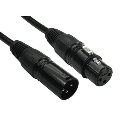 Cables Direct 2XLR-BK120 cavo audio 20 m XLR [3-pin] Nero (CDL 20m 3 Pin XLR M to F Black) - Image 2
