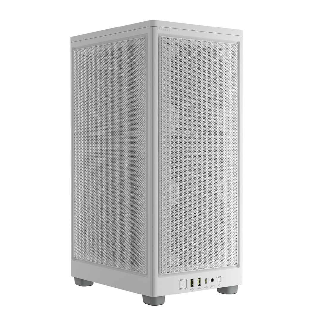 Corsair 2000D AIRFLOW Mini-ITX PC Case - White - Image 1