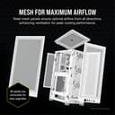 Corsair 2000D AIRFLOW Mini-ITX PC Case - White thumbnail 3