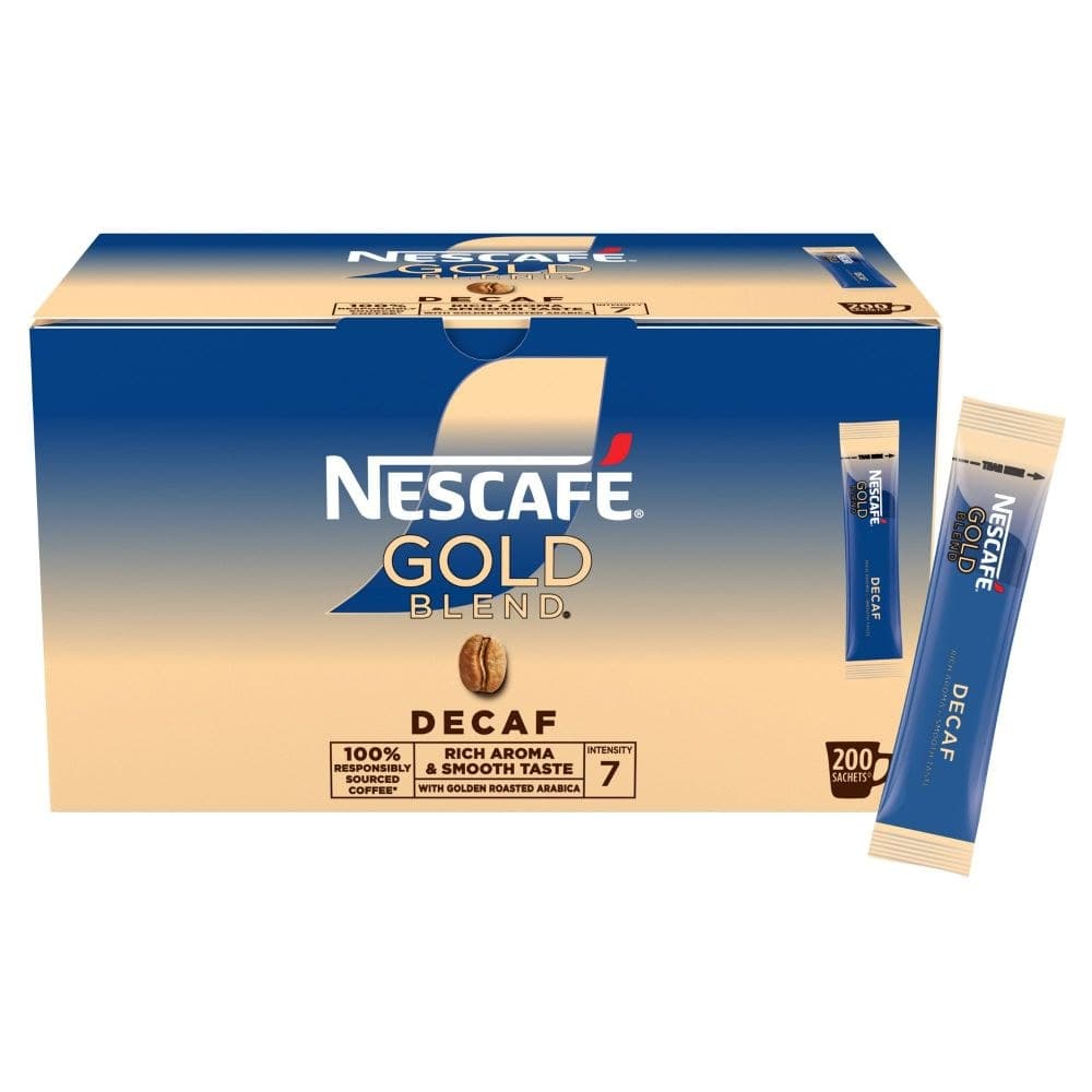 NESCAFE Gold Blend Decaf Coffee 200 Sachets