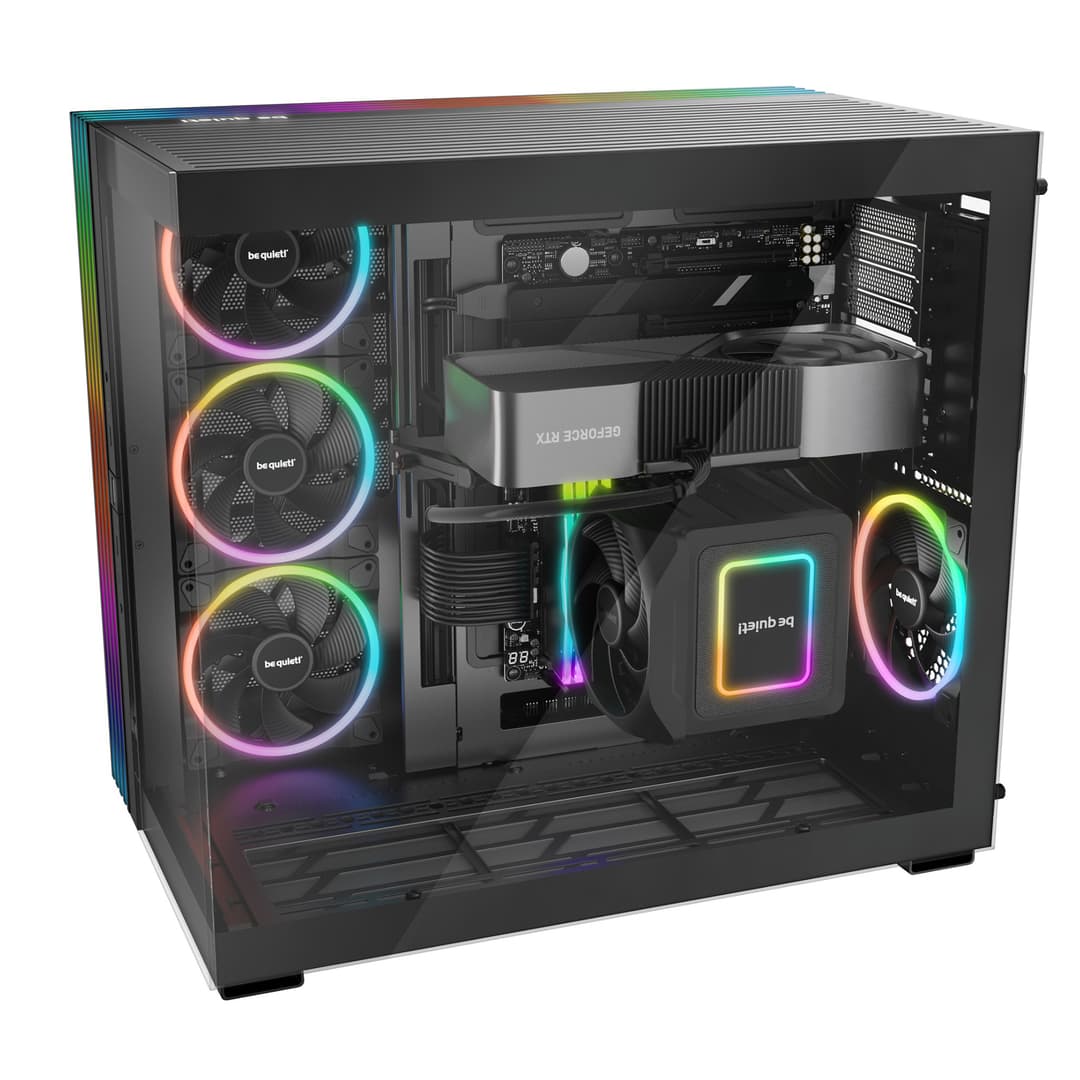 be quiet! Light Base 900 FX ARGB Tempered Glass E-ATX Full Tower PC Case - Black - Image 4