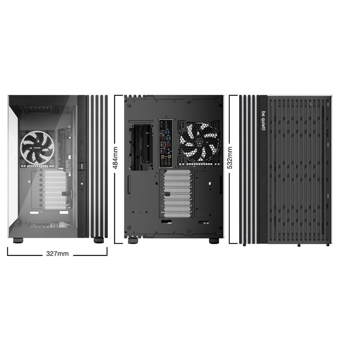 be quiet! Light Base 900 FX ARGB Tempered Glass E-ATX Full Tower PC Case - Black - Image 5
