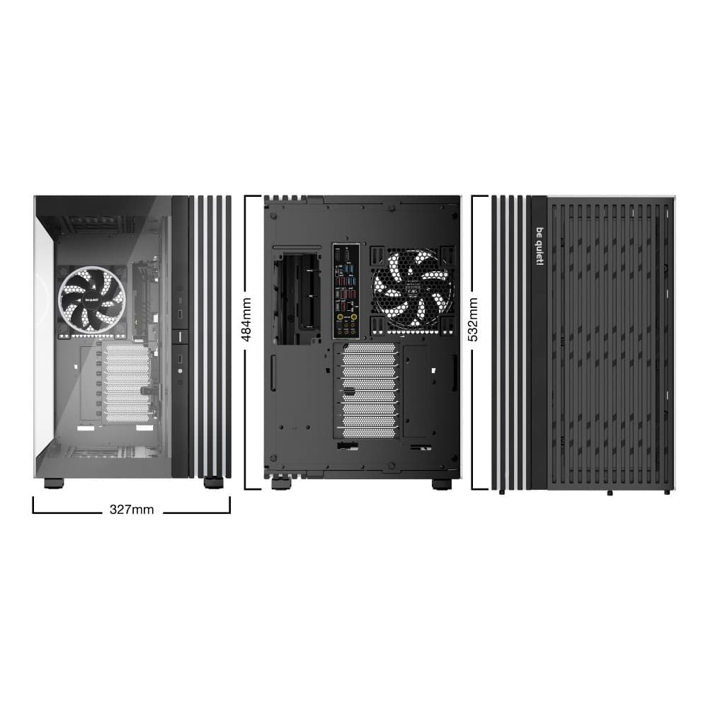 be quiet! Light Base 900 FX ARGB Tempered Glass E-ATX Full Tower PC Case - Black - Image 10