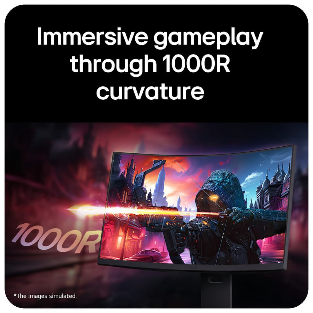 LG UltraGear 37G800A-B 37" UHD 4K 165Hz 1ms Freesync Premium Pro USB-C Height Adjustable Curved Gaming Monitor - Image 6
