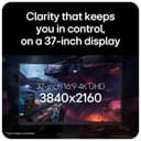 LG UltraGear 37G800A-B 37" UHD 4K 165Hz 1ms Freesync Premium Pro USB-C Height Adjustable Curved Gaming Monitor thumbnail 8