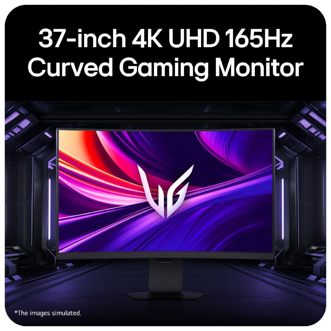 LG UltraGear 37G800A-B 37" UHD 4K 165Hz 1ms Freesync Premium Pro USB-C Height Adjustable Curved Gaming Monitor - Image 9