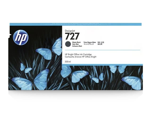 HP 727 300ml High Capacity Matte Black Original DesignJet Ink Cartridge (C1Q12A) - Image 4