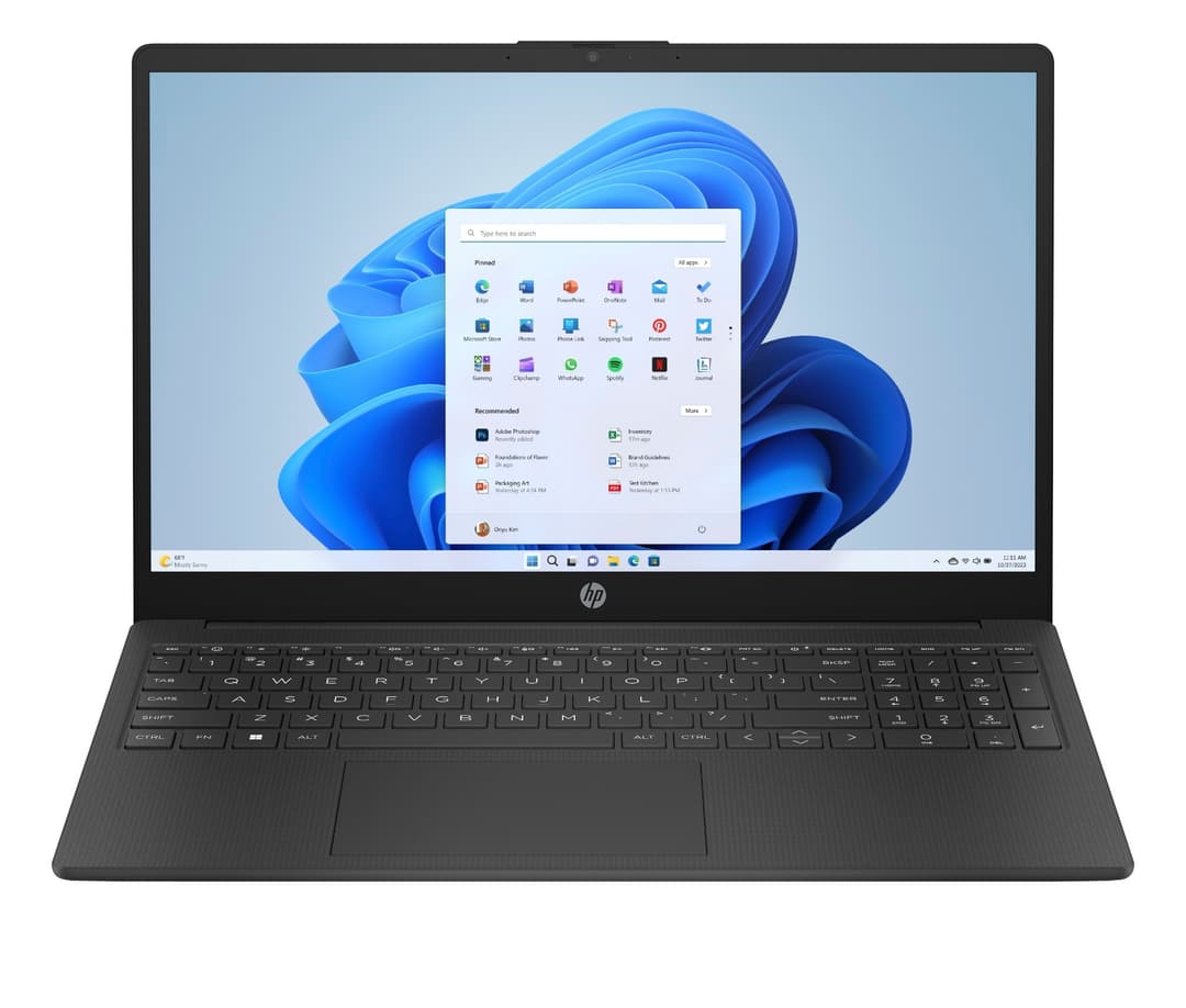 HP 15-fc0045na AMD Ryzen 3 7320U 8GB RAM 256GB SSD 15.6" Full HD Windows 11 Home Laptop - Image 1