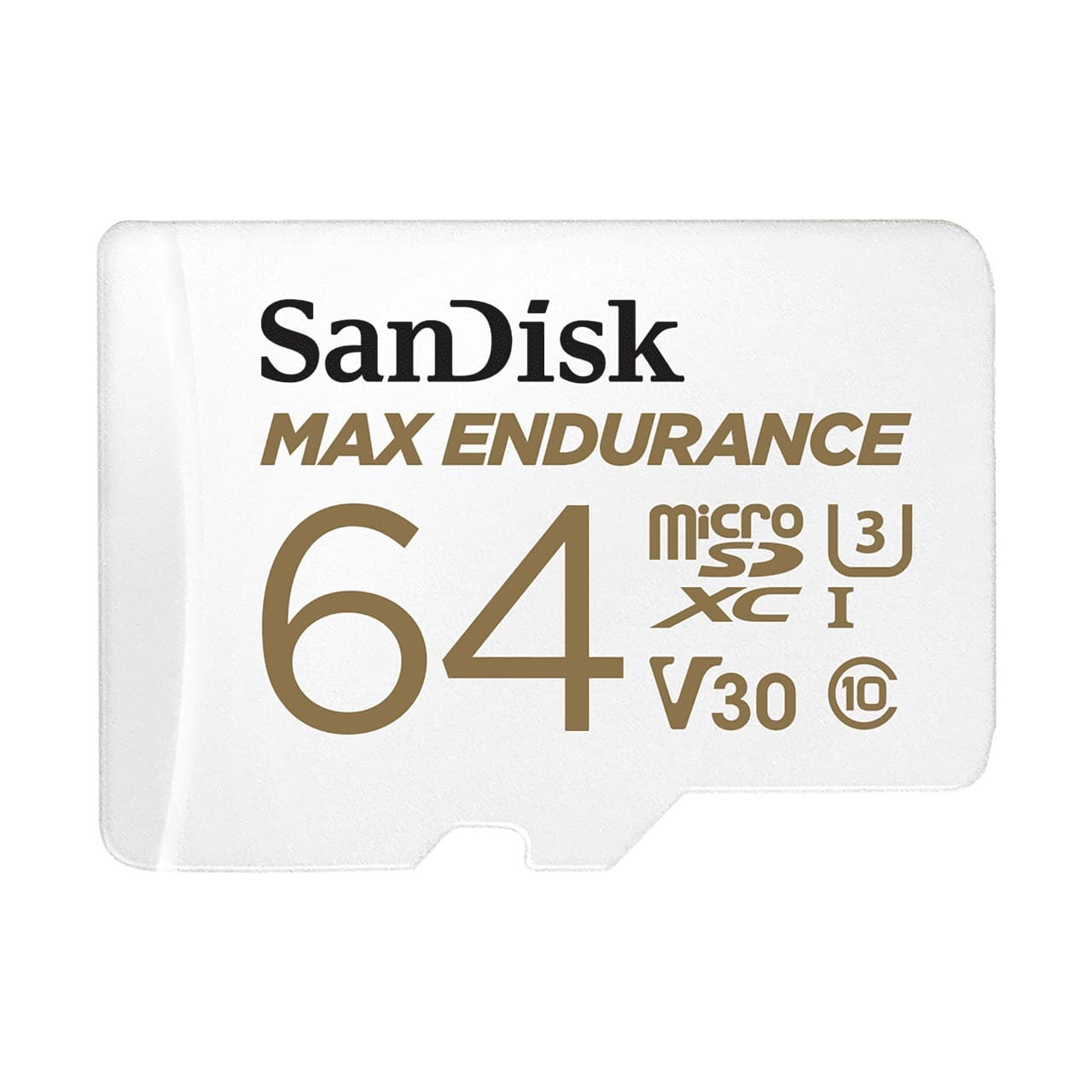 SanDisk Max Endurance microSD UHS-I U3 V30 Memory Card with SD Adapter - 64GB