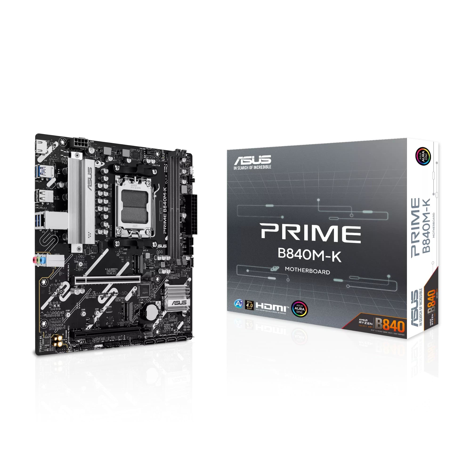 ASUS PRIME B840M-K DDR5 Micro-ATX Socket AM5 Motherboard