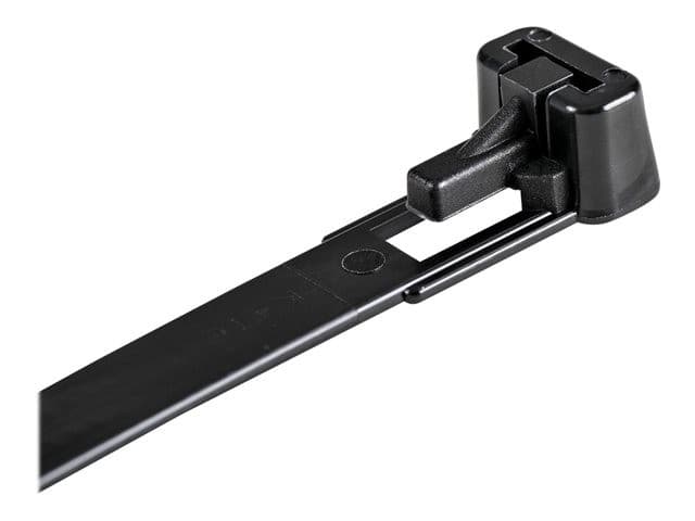 StarTech Reusable Cable Ties 15cm 100 Pack Black - Image 5
