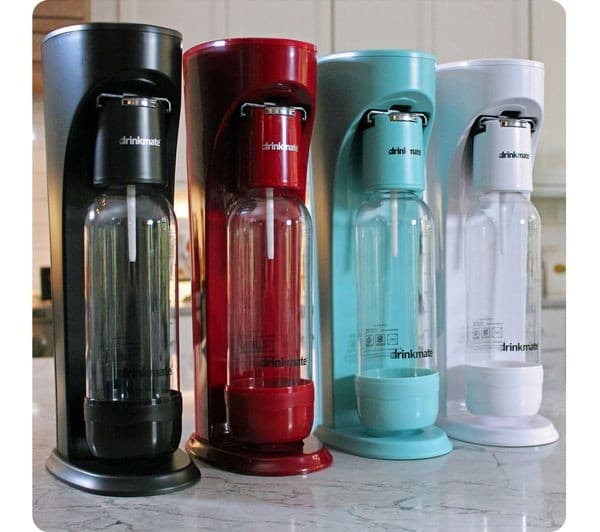 DRINKMATE OmniFizz Sparkling Water Maker - Royal Red - Image 5