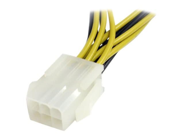 StarTech PCIe Power Splitter Cable Yellow