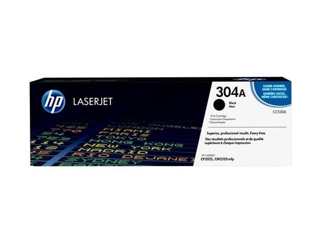 HP 304A CC530A Original HP LaserJet Toner Cartridge - Black - Image 2