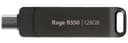 Patriot Rage R550 USB 3.2 Gen 1 Type-A & Type-C Flash Drive, Black - 128GB thumbnail 1
