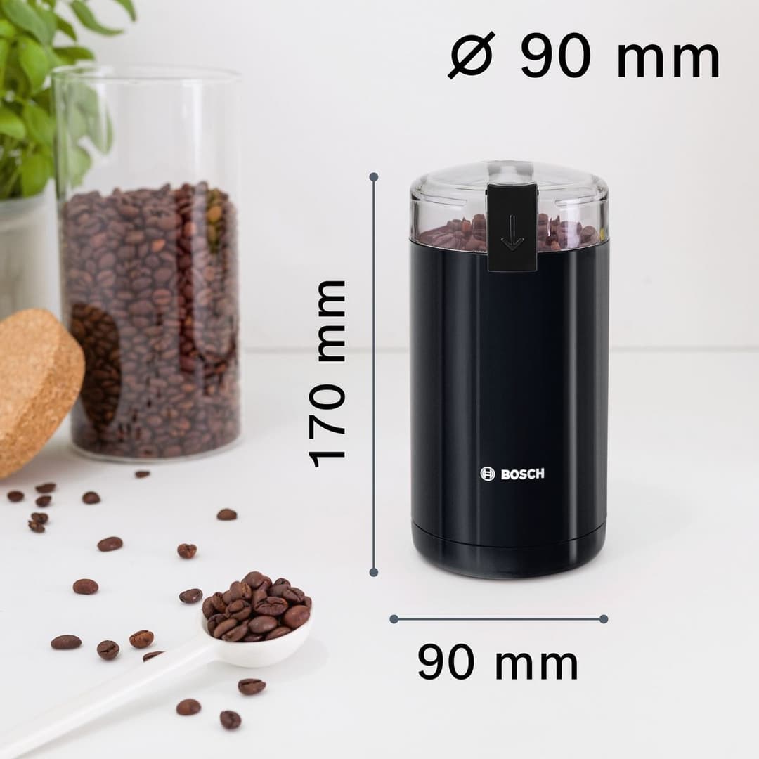 Bosch MKM6003NGB Coffee Bean Grinder - Black - Image 7