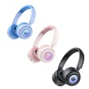 Yesido EP06 Wireless Headphone BT5.3 RGB Colors, Black thumbnail 2