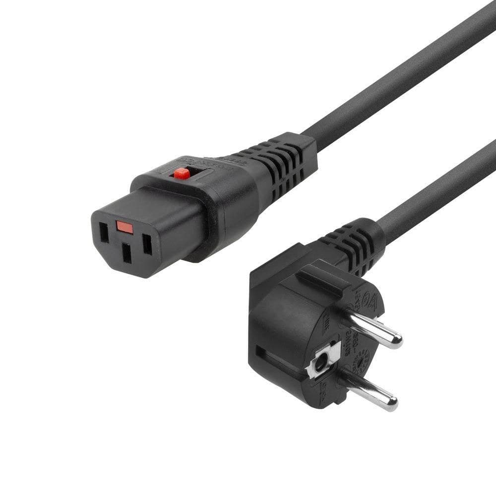 Powercord Schuko CEE 7/7 male - Image 1