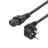 Powercord Schuko CEE 7/7 male
