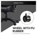AndaSeat Luna Premium Large Gaming Chair - Black PVC Leather thumbnail 4