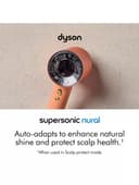 Dyson Supersonic Nural Hair Dryer for Straight & Wavy Hair - Ceramic Apricot/Topaz thumbnail 2