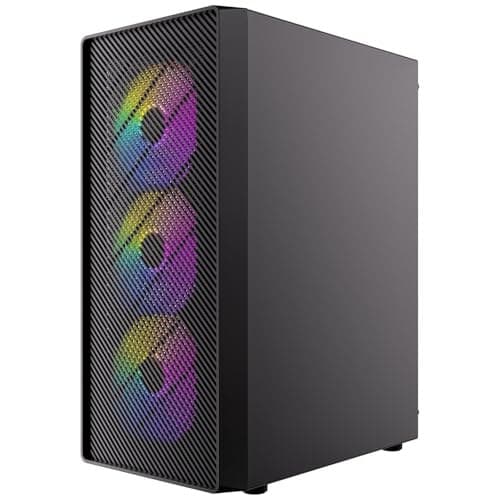 ANTEC AX26 RGB Elite PC Midi Tower Gaming ATX Case, Black - Image 2
