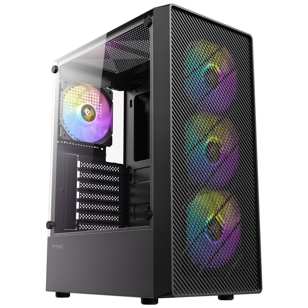 ANTEC AX26 RGB Elite PC Midi Tower Gaming ATX Case, Black - Image 4
