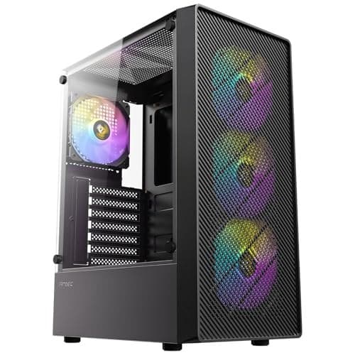 ANTEC AX26 RGB Elite PC Midi Tower Gaming ATX Case, Black - Image 5