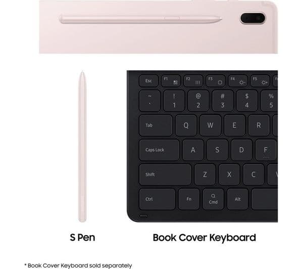 Samsung Galaxy Tab S7 FE 12.4-inch Wi-Fi 128GB 6GB RAM Tablet with S Pen - Mystic Pink - Image 9