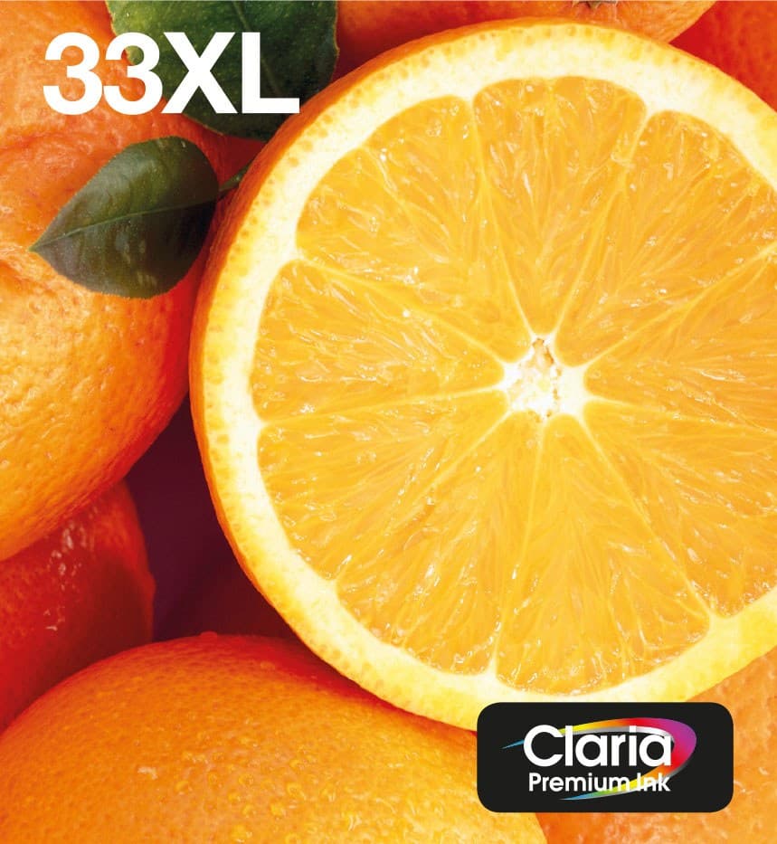 Epson Oranges Multipack 5-colours 33XL Claria Premium Ink EasyMail - Black, Photo Black, Cyan, Magenta, Yellow