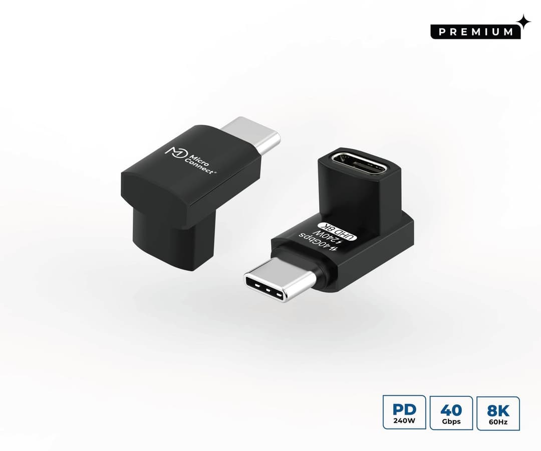 Premium USB4 3x2 USB-C angled - Image 1