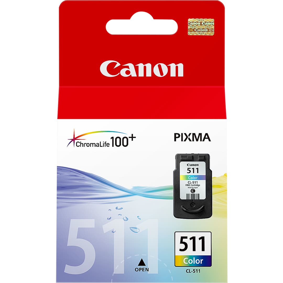 Canon CL-511 C/M/Y Colour Ink Cartridge - Image 1