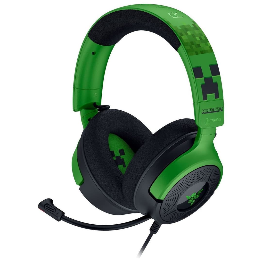 Razer Kraken V4 X Wired PC Headset - Minecraft - Image 1