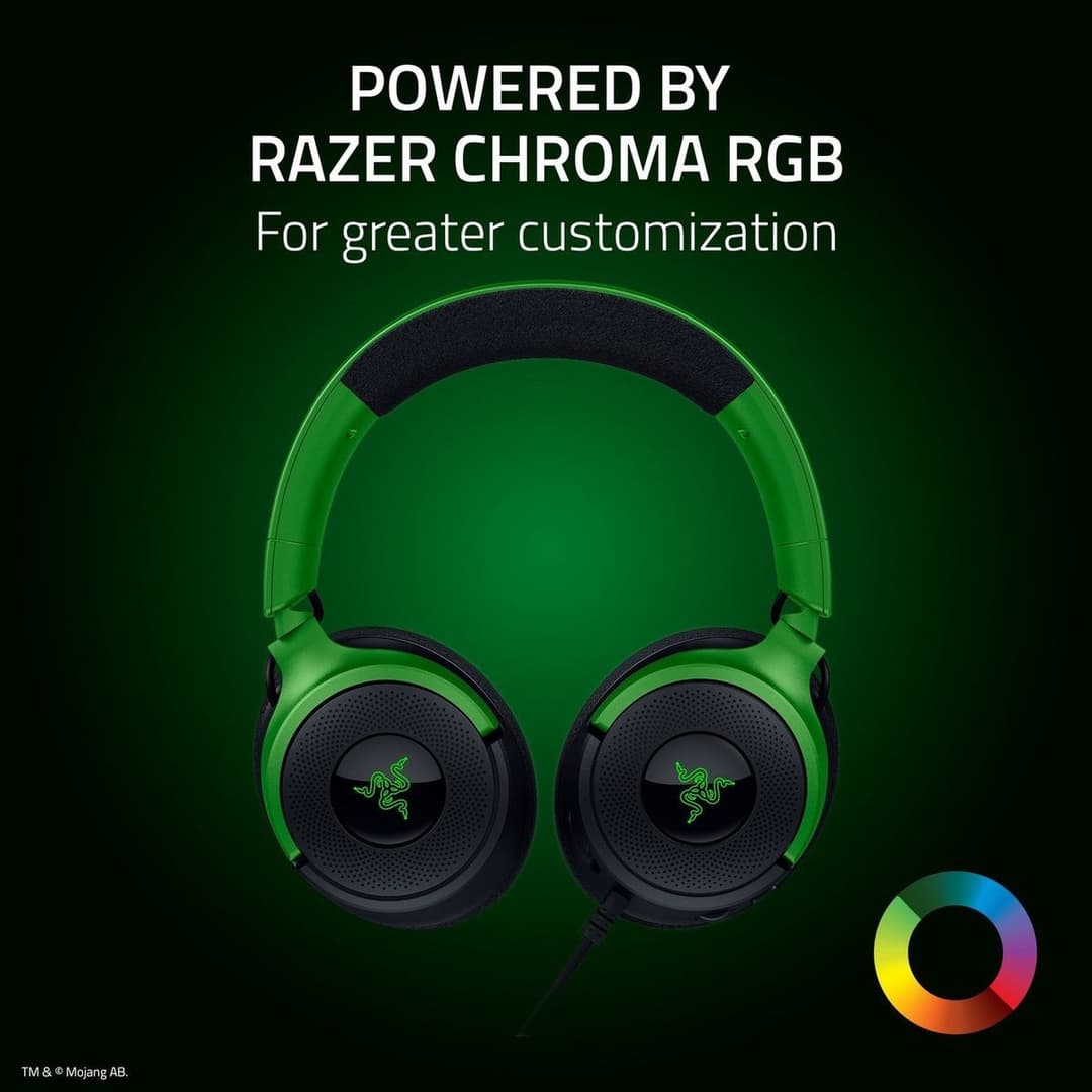 Razer Kraken V4 X Wired PC Headset - Minecraft - Image 8